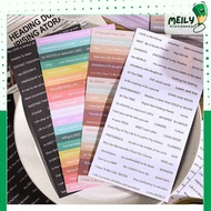 Sticker STI75 tag stickers quotes message stickers motivational English sentences