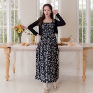 #JBS2520 Teatime Vibe Set*(Dress+Cardigan)