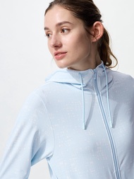 UNIQLO ของแท้ เสื้อฮู้ดกันยูวี UPF50+ ผ้าตาข่ายแอริซึ่ม