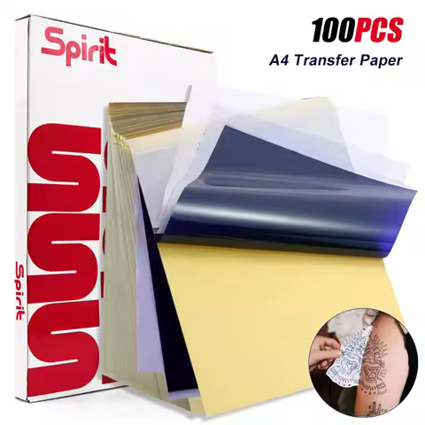 10/100Pcs Tattoo Transfer Paper Tattoo Stencil Paper A4 Size 4 Layers DIY Tattoo Tracing Paper Tatto