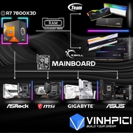 Computer set COMBO AMD R7 7800X3D Tray + Mainboard AM5 + RAM DDR5
