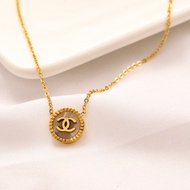 Chanel Necklace Round Pendant