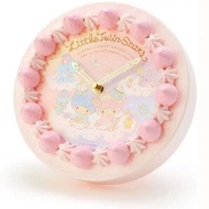 Japan Sanrio - Little twin stars 日版 蛋糕造型 坐檯 桌上 掛牆 時鐘 雙子星 kiki lala 雙星仙子