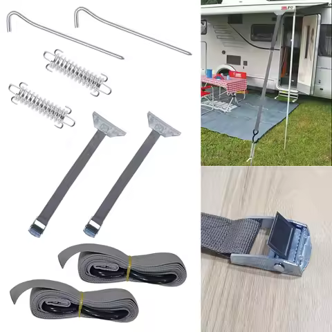 For Fiamma Thule Storm Straps Tensioner Awning Tie Down Caravan Motorhome Green Any Combination RV P