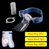 100Pcs Colostomy Bags +Ostomy Belt After Colostomy Ileostomy Pouch Ostomy Belt With Bag