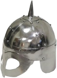Whetstone Cutlery 15th Century Open-Faced Barbut Helmet (Silver)