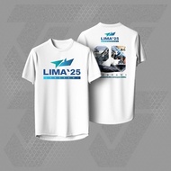 Tshirt LIMA LANGKAWI 2025 Baju LIMA LANGKAWI 2025 Microfiber Unisex