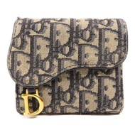 Dior 帆布Wallet金扣錢包
