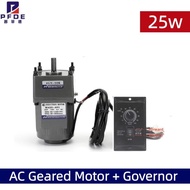 4RK25GN-c 110v 220v AC Geared Motors 25W with US-52 Governor cw ccw nduction Small Machine CNC Milli