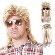 Men Mullet Wig 70s 80s Halloween Costume Punk Rock Wig Disco Wig20260125