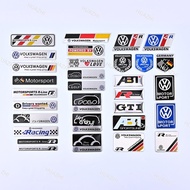 VW Polo Sagitar Magotan CC Golf R Sticker Metal Emblem Scratch Cover Decorative Car Sticker