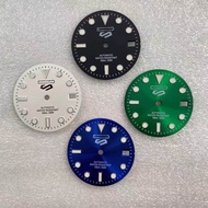 [Dial Accessories 5] NH35 Dial 28.5mm Green Luminous Diving Watch NH36/4R35/4R36 Prefix Watch Access