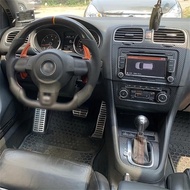 Car Styling Accessories Automobile gear panel decorative stickers For VW Golf MK6 GTI 2007-2013