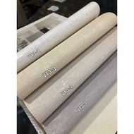 Avenue Premium Grey Cream Striped Plain Project Wall Paper