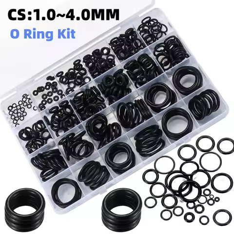 O Ring CS 1.0 1.5 to 4.0mm Sealing Washer Nitrile Rubber O-ring Faucet Plumbing Gaskets Oil Resistan
