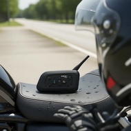 V6 Plus 2025 1500m 1V5 Motorcycle Bluetooth Helmet Intercom System