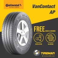Continental Van Contact AP VANCO 195R15C 185/14C Tyre  Inch Tayar Tire (FREE INSTALLATION/Delivery) 
