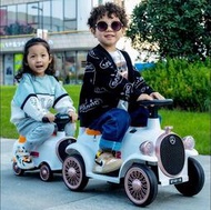 兒童電動小火車 可坐人 四輪遙控汽車 男女孩 雙人 寶寶大人 卡通玩具車
