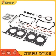 Engine part Full gasket set Fit For SCION Subaru TOYOTA  FR-S BRZ GT86 2.0L 2.0T H4 16V GAS FA20D 4U