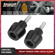 CB650R 2024 Front Fender Fork Crash Protector For Honda CB CBR 1000 750 600 500 400 300 250 F/X/R M