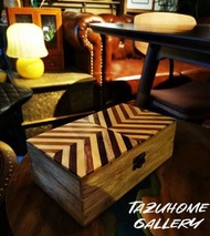 印度進口實木芒果木中古Vintage復古靚靚收納盒,百寶盒. 呎吋:24L X 14D X 8H CM