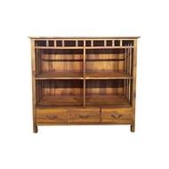 【吉迪市100%全柚木家具】RPSC014B 柚木經典造型書櫃 置物櫃