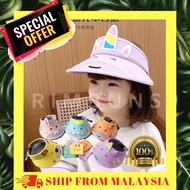 Kids Baby Cap Sun Visor Hat Bucket Topi Budak UV Protection Breathable Adjustable Outdoor Beach Topi
