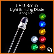 LED Light Emitting Diode 3mm (Long Feet)