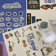 Official set sticker postcard nana bnb nana tour seventeen