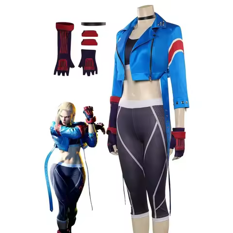 Cammy Cosplay Women Costume Anime Fighter Game SF 6 Halloween Carnival Party Clothes Female Disguise