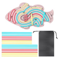 New Childrens Educational Silicone Stress Relieving Toys Twist Board Silicone Sensory Activity Board