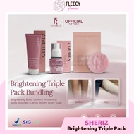 SHERIZ Scar-Free Package - Brightening Body lotion + Whitening Body Booster + Candy Bloom Body Soap