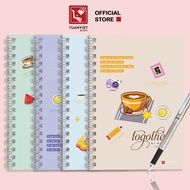 Sổ lò xo kẻ ngang 120 trang khổ A4 TUANVIET BOOKS Chủ đề Du lịch - Phù hợp làm sổ kế hoạch sổ nhật k