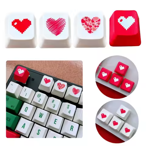 PBT Keycap OEM Heart Shaped for Mechanical Keyboard Keycaps OEM Keycap Keycap Replacement