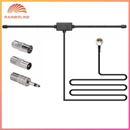 Hidden Adhesive Mount AM FM Radio Antennas 75 Ohms for Car FM TV Radio Station