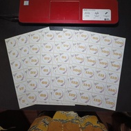 Binderku MHA Number Sticker Massage Number 1-120 / 121-240 Size 4 x 4 cm For Saving Challenges Savin