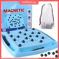 Magnetic Chess Game Magnetic Effect Chess Set Educational Magnetic Chess Game Portable Magnetic Chess Board Game for Family Gathering  SHOPSKC4661