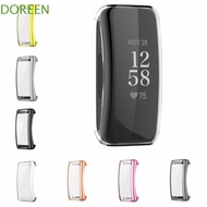 DOREEN Fitbit Inspire 3 Screen Protector, Watch Cover Case TPU Inspire 3 Watch Cover, Durable Anti S