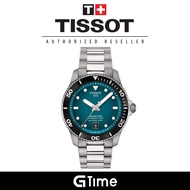 [Official Warranty] Tissot T120.807.11.091.00 Man's Seastar 1000 Powermatic 40MM Turquoise Watch T12