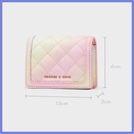 【Ready stock】 Cnk22 Women's Wallet CK6-50701179 Quilted Plaid Chain Crossbody Bag card wallet cln w