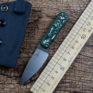 TWOSUN TS150 Fixed Knife M390 Satin Blade Kydex Sheath Outdoor Camping Hunting EDC Cooking knives