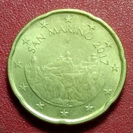 koin San Marino 20 Euro Cent (2nd map)
2017-2023