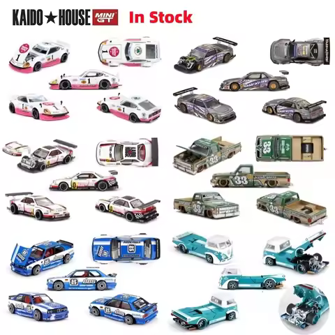 Kaido House MINI GT FairladyZ Datsun 510 R34 R33 EF NSX M3 E30 T1 SILVERADO Pickup Silvia S13-R Diec