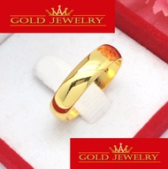 เครื่องประดับ แหวนทอง แหวนทองคำ เศษทองคำเยาวราช ลายปลอกมีด น้ำหนัก 2 สลึง