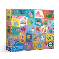 eeboo Alphabet 36 Pc Giant Puzzle 36 Pieces English Letter Jigsaw