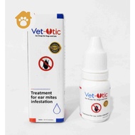 Vet Otic Ear Mite Drops for Dogs Cats Rabbits