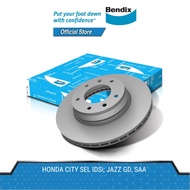 Bendix Front DISC ROTOR (1 SET) – Honda CITY SEL IDSi; JAZZ GD, SAA (BR2504)