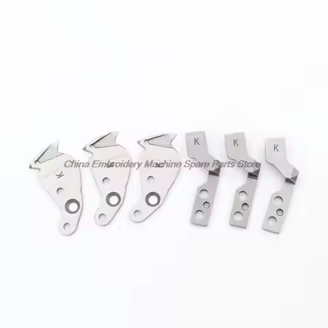 10pcs K Brand Automatic Thread Cutting Knives Moving Knife Fixed Knife High Hardness High Quality fo