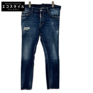 Dsquared2 S74LB1619 靛藍色超細牛仔褲 修身款 48碼 [二手]