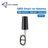 เสาอากาศรถยนต์บอกตำแหน่ง XYZ-GNSS Vhsi FM100 4ระบบความถี่เต็มความแม่นยำสูง RTK GNSS โดรนจีพีเอสเสาอา